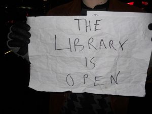 The library is open